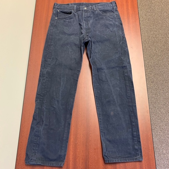 Vintage Acid Washed Men's 501 High-Rise Mom Jeans - Picture 4 of 7